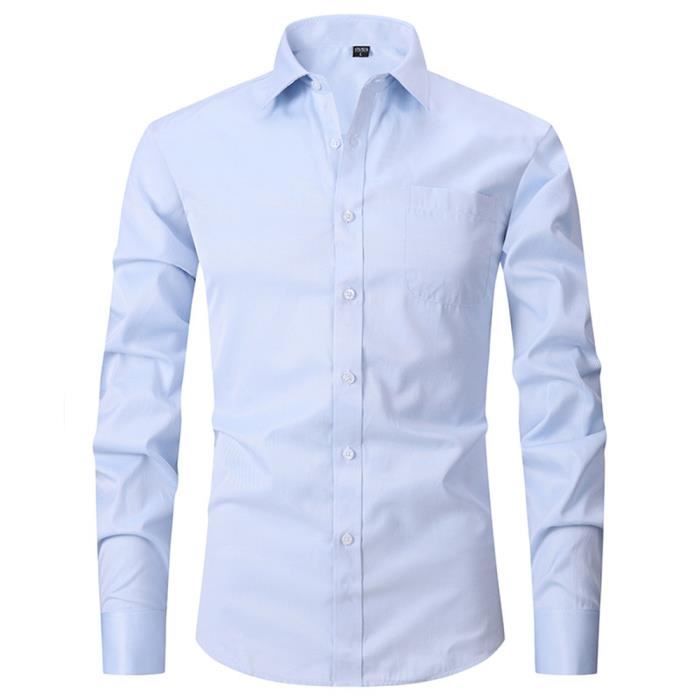 Chemise Avec Poche Poitrine Et Détails Contrastants Chemise Avec Poche Poitrine Et Détails Contrastants