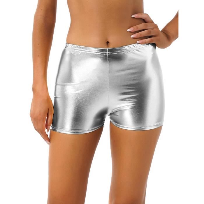 Short femme on sale argent