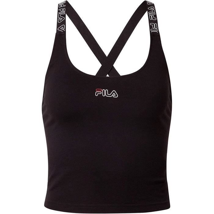 Fila Femmes Janice Crop Haut Debardeur De Femme Noir Noir Cdiscount Pret a Porter