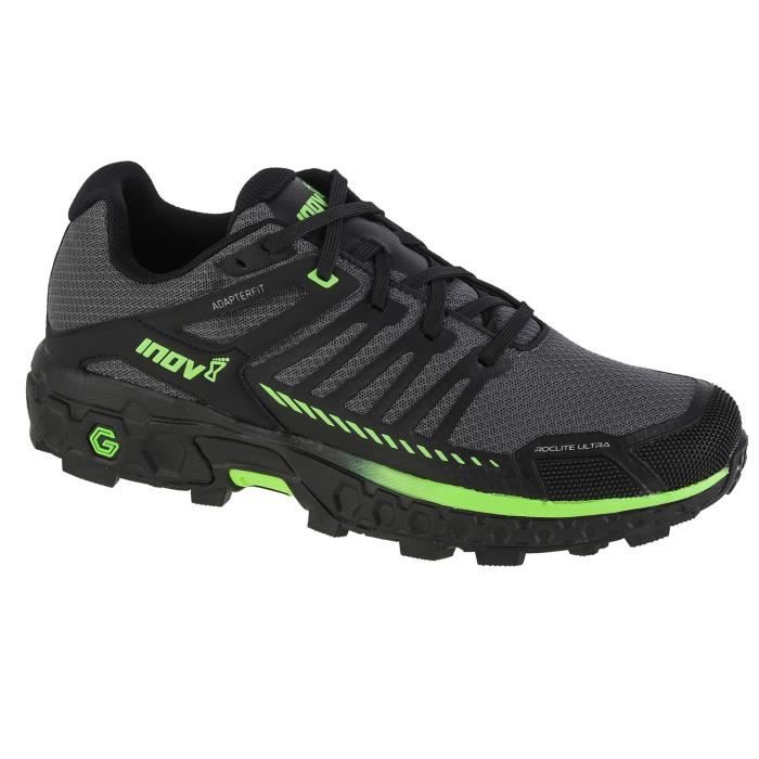 Inov-8 Roclite Ultra G 320 001079-BKGR-M-01 Homme Gris chaussures de running Inov-8 Roclite Ultra G 320 001079-BKGR-M-01 Homme Gris chaussures de running