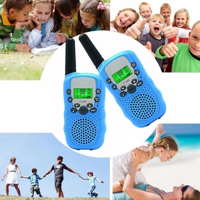 Jouets Garçon 4-12 Ans Talkie Walkie Enfants 8 Canaux Radio