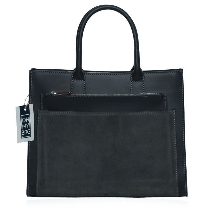 Sac ?� main femmes en cuir - Mati?�re : cuir - Sac port?� : main et bandouli?�re - Bandouli?�re 