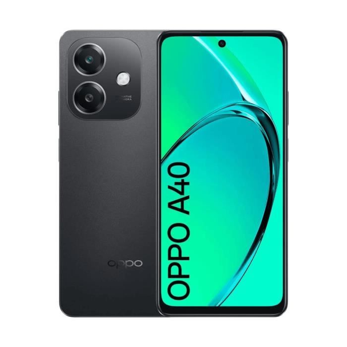 Oppo A40 4G 4Go/128Go Noir (Sparkle Black) Double SIM