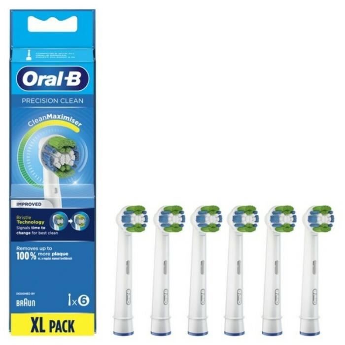 Oral-B Brossette dentaire Precision Clean x6 Clean max