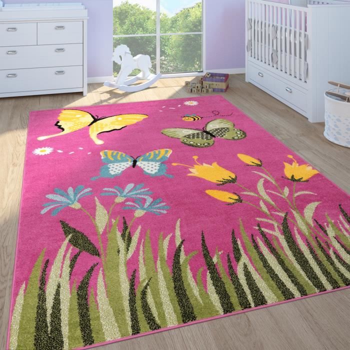 tapis pour enfants HuggyPlay tapis de jeu 90 x 150 cm motif princesse