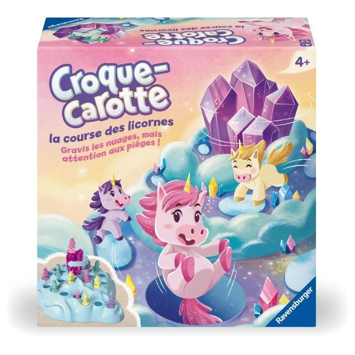 Croque Carotte Licorne Jeu de société basé sur Croque Carotte Jeu de parcours rigolo Dès 4 ans 22798 Ravensburger