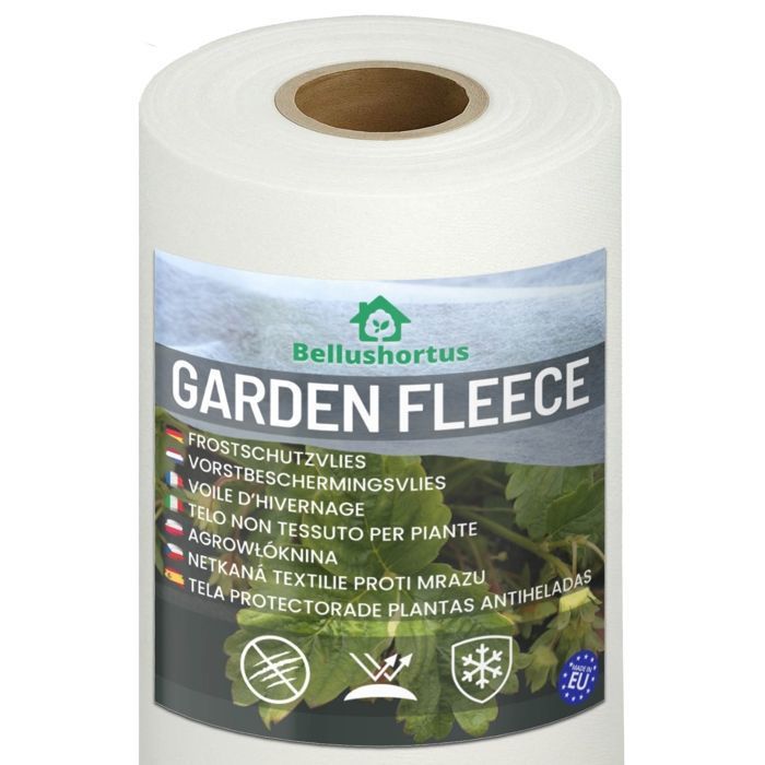 Agrophine Blanche 1,6m X 50m - 50g/m² - Toile De Paillage Jardin Avec UV - Pour Agriculture, Pépinière