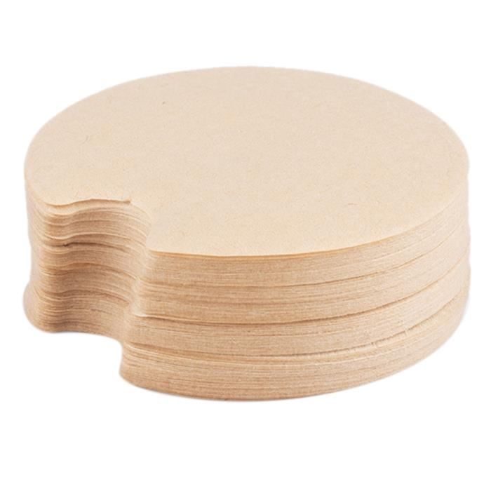 Lot De 500 Filtres à Café Papier 58 Mm Et 55 Mm - Non Blanchis, Pour Machine Expresso, Meilleure Extraction, Facile à Nettoyer