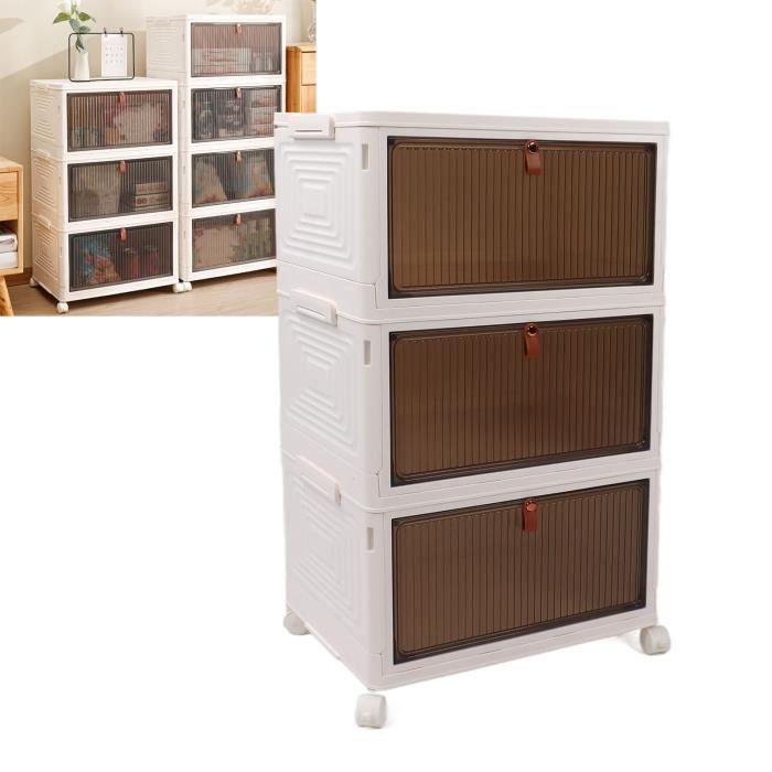 Boîtes De Rangement Avec Couvercles - Organisateur Empilable Pour Nourriture, Jouets, Chaussures - 10