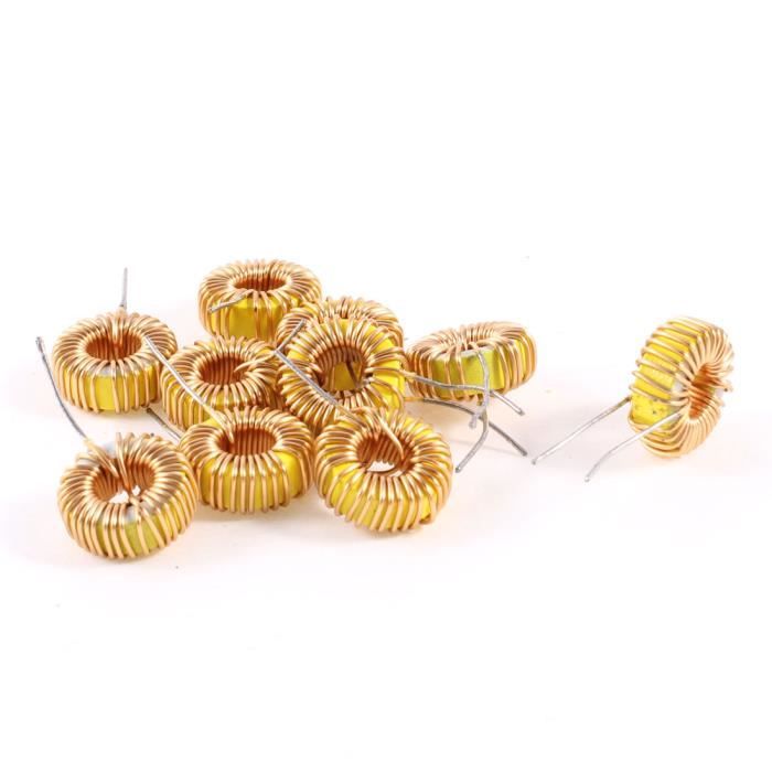 1Pc Horiz. Toroïdal Magnét. Inducteur Monocouche Fil Bobiné 15mH 5A