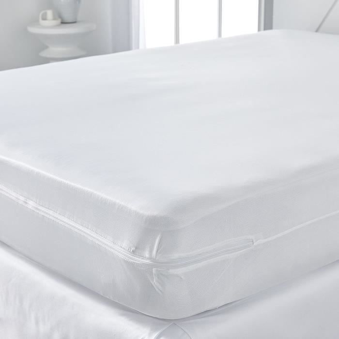 Housse intégrale de matelas TODAY Essential pour lit 1 personne 90x190cm Housse intégrale de matelas TODAY Essential pour lit 1 personne 90x190cm