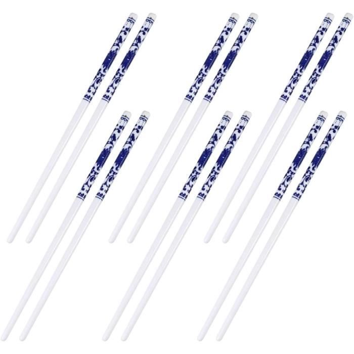 10 Pièces Repose-Baguettes Porcelaine Blanche – Porte-Baguettes Céramique Élégant, Style Chinois/Japonais, Décoration Table