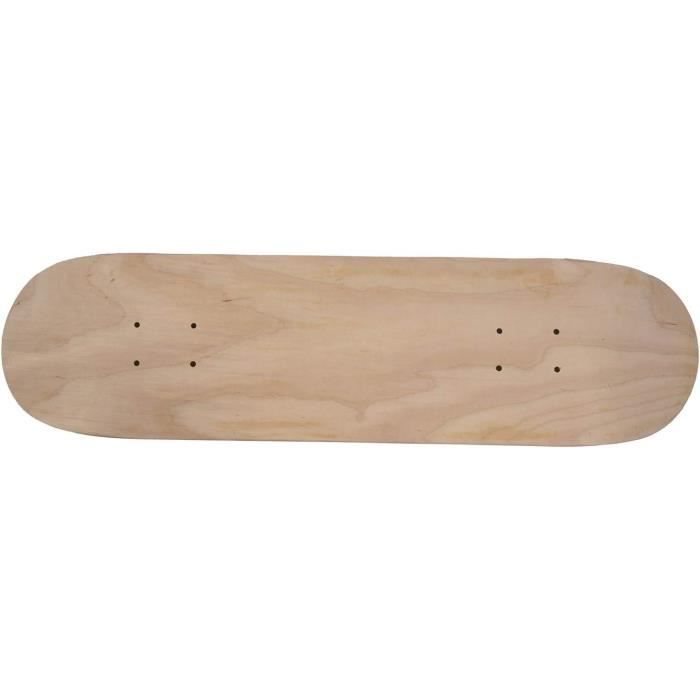 Planches De Skateboard Blanches Vierges Iage Vectorielle Vue