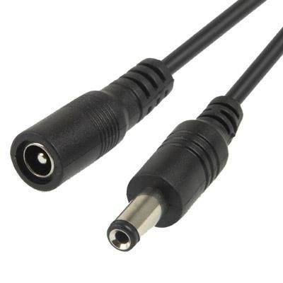 Lot De 5 Connecteurs DC 90° - Mâle 5,5x2,1mm Vers Femelle 5,5x2,1mm - Pour Alimentation 5V, Caméras, LED, Routeurs