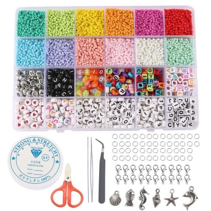 Lot De 20 Brins Perles De Rocaille Verre - Taille 2-2.9mm - Couleur Marron - Livraison Gratuite
