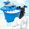 Billes filtrantes aqualoon pour filtre à sable ROKOO - 700g - Blanc - Diamètre 4mm - Fibre-1