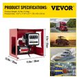 Pompe à fuel diesel - VEVOR - 40 l/min - 300W - Pompe fioul pompe à gasoil électrique-1
