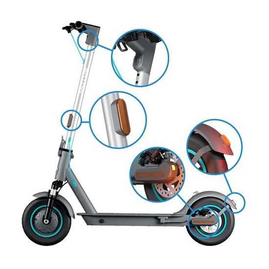 Trottinette électrique Motus Scooty 10 Gen 4 350W, 60 km d'autonomie, batterie 15Ah, roues 10 pas cher