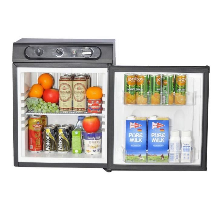 Smad Mini Réfrigérateur à Absorption 3 Voies pour Caravanes