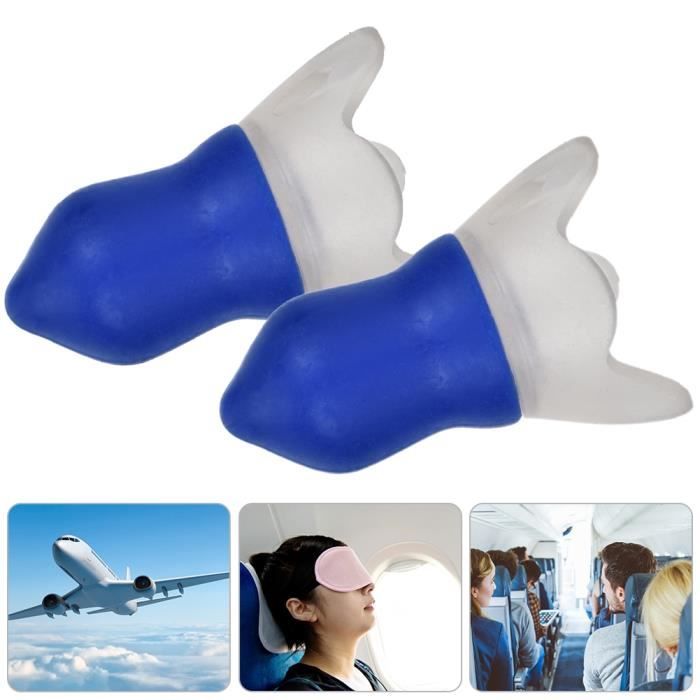 Utiliser des bouchons d'oreilles anti bruit en avion