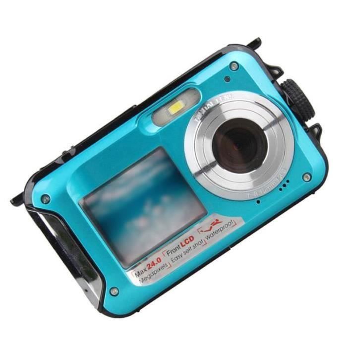 Caméra sous-marine étanche 1080P FULL HD - Bleu - Cdiscount Appareil Photo