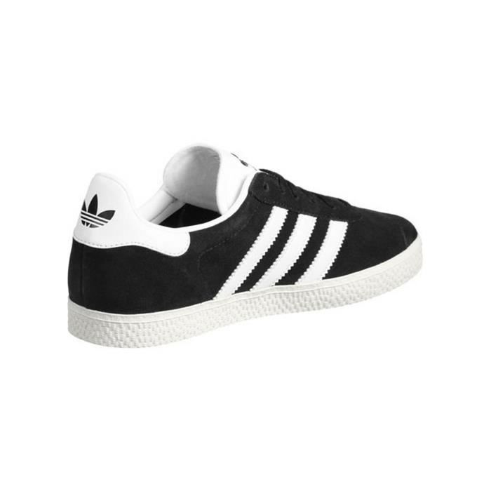 Basket adidas Originals Gazelle 2 Junior ADIDAS ORIGINALS Noir Cuir Lacets Plat