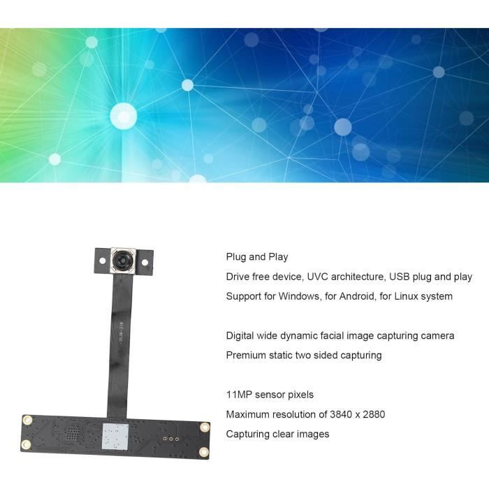 Module De Caméra USB 8 MP Avec Microphone,mise Au Point Automatique