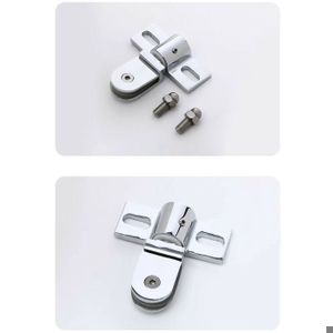 Charnières Pivotantes En Acier Inoxydable Uxcell - Argent - 64x21.5mm - Lot De 2