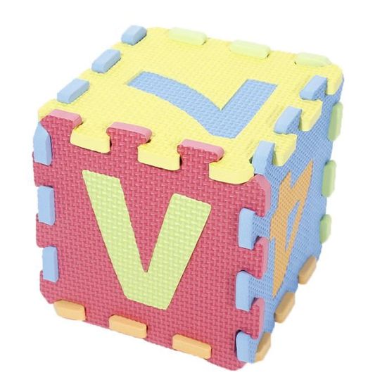 Spielwerk Tapis de Jeu Puzzle en Mousse Alphabet et Chiffres 86 pièces 36 Dalles 30x30cm bébé Enfant Bas âge : : Jeux et Jouets