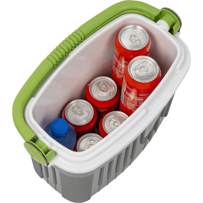 Glacière plastique 8l gris Eda 19715G