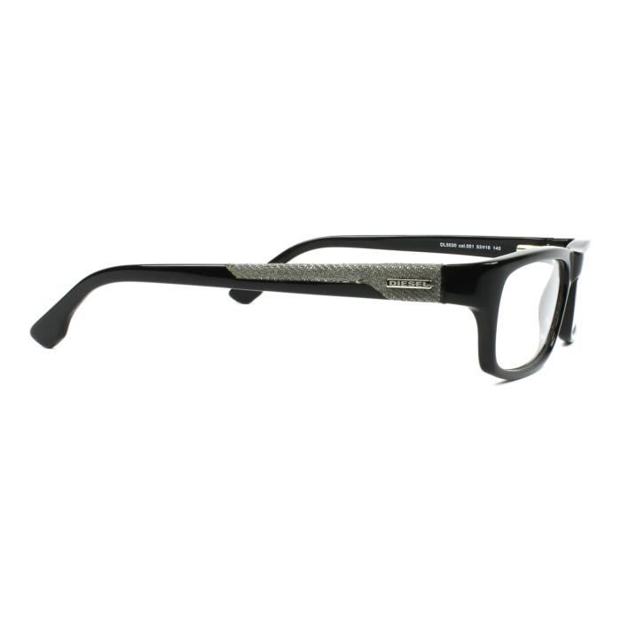Lunettes de vue Diesel DL5030 1 Noir Gris Noir Gris Achat Vente lunettes de vue Lunettes de vue Diesel Homme Adulte Noir Black Friday Cdiscoun