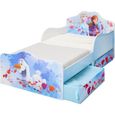 La Reine des Neiges 2 - Lit pour enfants avec tiroirs de rangement sous le lit -  pour matelas 140cm x 70cm-3