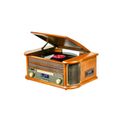 Platine Disque Vinyle Vintage BOIS avec radio bluetooth/FM/USB/RCA/AUX/Télécommande/Lecteur CD Cassette Platine Vinyle HQ-3