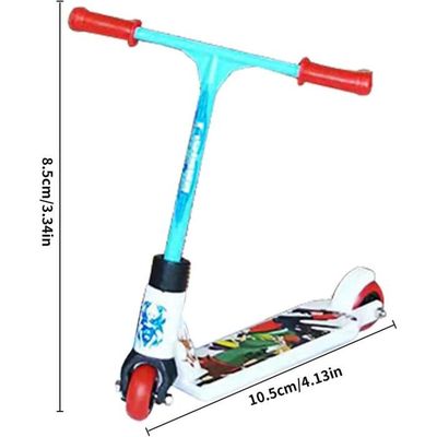 Lot De 2 Skateboards Et Trottinettes Pour Doigts – Mini Jouet Portable En Plastique – Décoration Et Détente