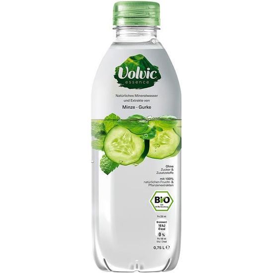 Volvic Essence Concombre Menthe 0 75l Pack De 6 Cdiscount Au Quotidien