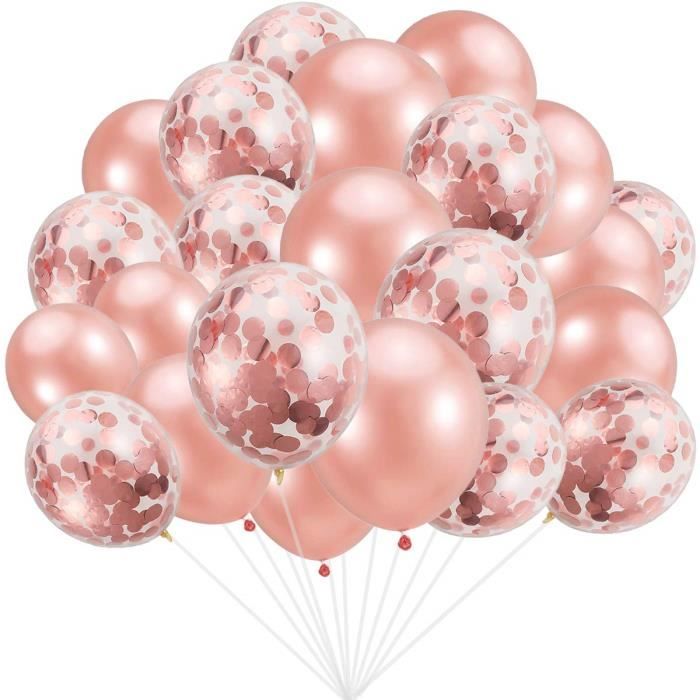 80 Pièces Ballons Anniversaire Vert Et Blanc Dore, Anniversaire Ballons