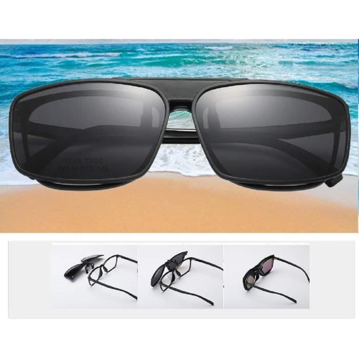 Lunettes De Soleil Clip De Conduite De Nuit Nocturne Filtre De Lumiere Flip Up Lentille De Style Pour Lunette De Vue u6929 Achat Vente lunettes de soleil Cdiscount