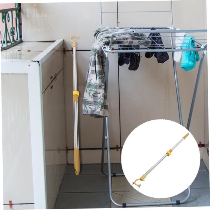 Qiilu Tringle Télescopique Pour Vêtements Tige De Placard Extensible