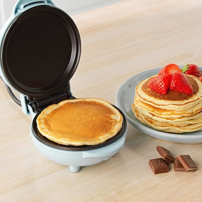 Compact Mini En-cas Gril, Snack Maker, Plaque Antiadhésive de 11.5 cm,  Appareil à pancakes ou crêpes, petit gâteaux, œufs, [70] - Cdiscount  Electroménager