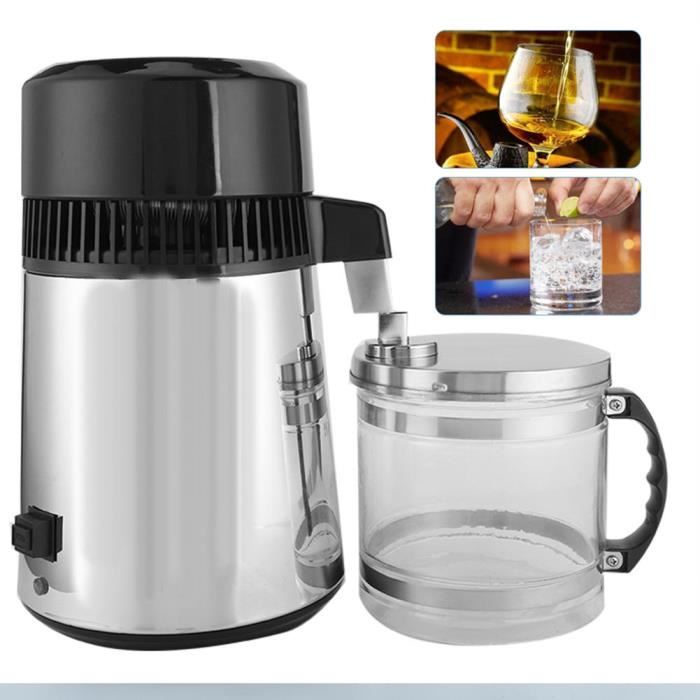 Distilleur ESTINK Distillateur d'eau 4L 4L Distillateur d'Eau Pure de Comptoir en ...