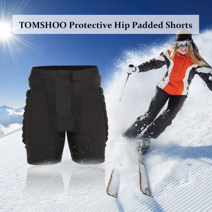 Short de Protection Hip Pad Sous-Vêtement de Ski Cyclisme Patinage Snowboard  Skating Roller Vélo VTT Moto Descente Rugby Cuissard - Cdiscount Sport