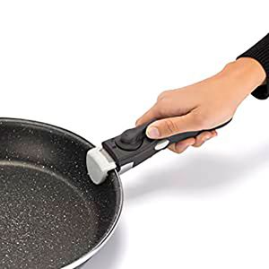 Casserole 16 cm avec revêtement intérieur en marbre et extérieur en Casserole 16 cm avec revêtement intérieur en marbre et extérieur en