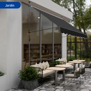 Juskys Paravent Dubaï 160 X 300 Cm, Extensible Et Opaque, Brise-Vue