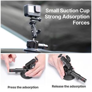 SIRUI Support Ventouse Caméra & Smartphone - Bras Magique 360° Pare-Brise Insta360 DJI Action