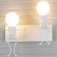 Moderne Petites Personnes Applique Murale Led Installation