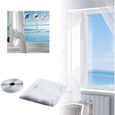 Kit Calfeutrage Climatiseur Mobile Pour Fenetre Lucarne Tissu Isolant Thermique Etanche Sans Percage Economie Energetique Tuyau,4M