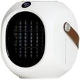Climatiseur Mobile Silencieux, Refroidisseur d'air Portable, Mini Climatiseur de Bureau Portable 220ml, Automatique à Angle de[251]