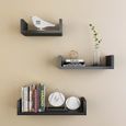 Or Brosse Metal Etagere Murale Affichage Stockage Rayonnage
