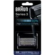Kit de pièces de rechange pour rasoir électrique Braun Series 3, 31B, noir-0
