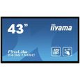 Moniteur iiyama ProLite T4361MSC-B1 écran tactile 43" Full HD Noir Multi-utilisateur-0